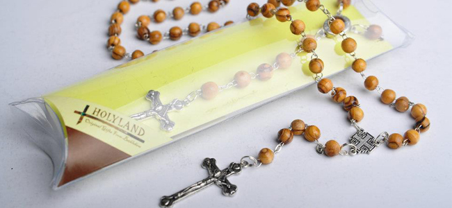 Olive Wood Rosaries by Holyland