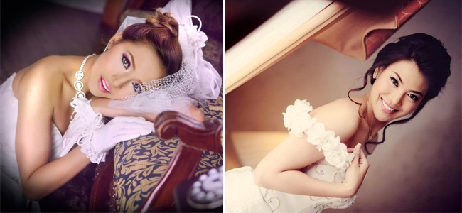 Real Brides  Hair and Make-up by Makeup by Faye Young