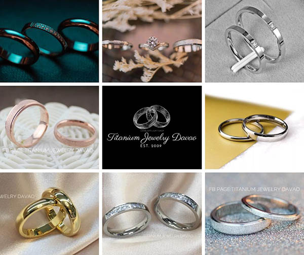 Titanium Jewelry Davao| Davao del Sur Wedding Rings | Davao del Sur Wedding Jewelry Shops | Kasal.com - The Philippine Wedding Planning Guide