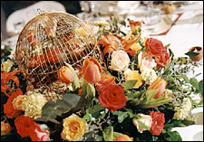 An elegant butterfly centerpiece from Wings of Dreams Enterprises, Inc.