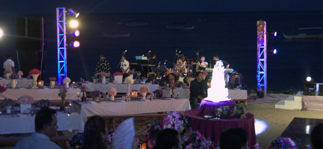 Beach Wedding<br/>Lights by Sensitivity Lights and Sounds