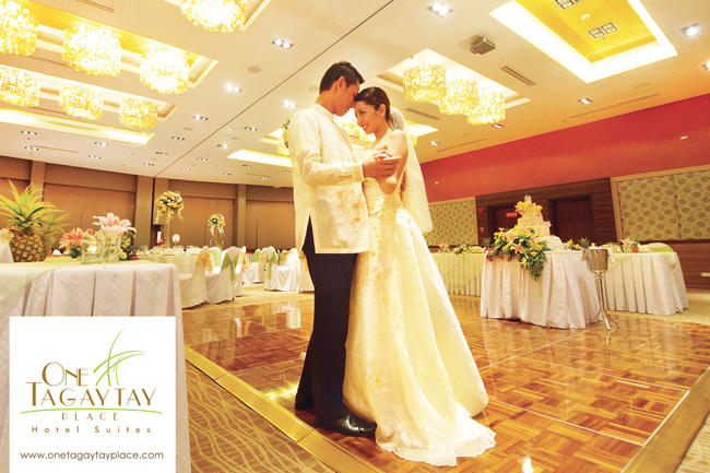 Wedding Reception - Aurora Grand Ballroom at One Tagaytay Place Hotel Suites