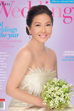 Korina Sanchez is a glowing bride in Metro Weddings Special Best Weddings Issue