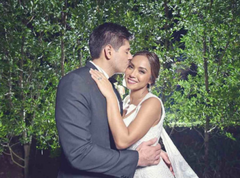 Rochelle Pangilinan Marries Arthur Solinap in Tagaytay arthur and rochelle wedding nice print photo