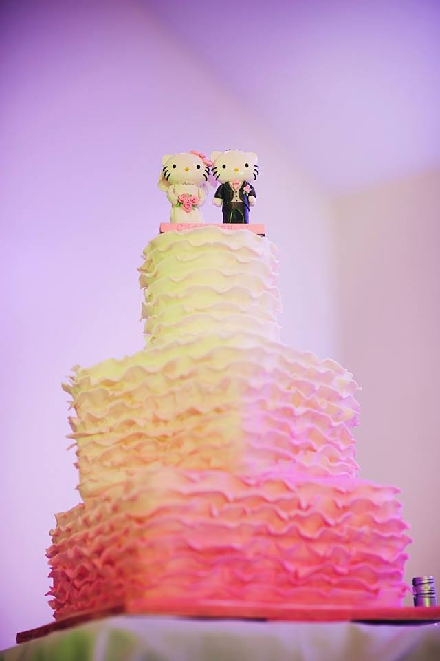 hello kitty themed wedding