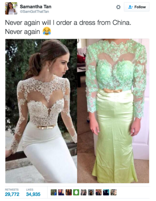 bridal dress fail