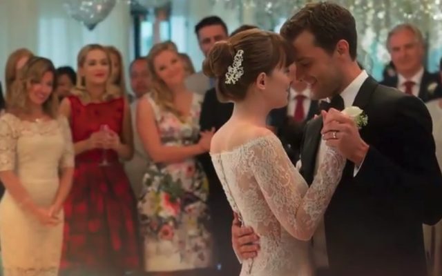 fifty shades freed wedding dress