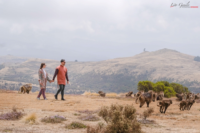 coleen and billy in ethiopia with smart shot studio