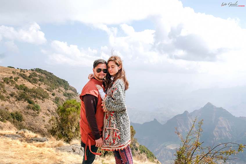 Coleen and Billy in Ethiopia with Smart Shot Studio