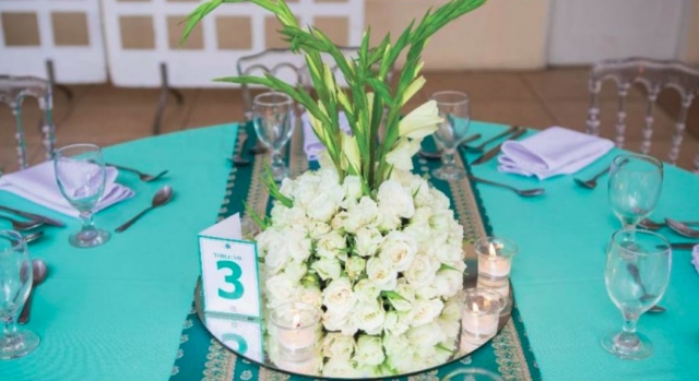 seafoam theme hizons catering