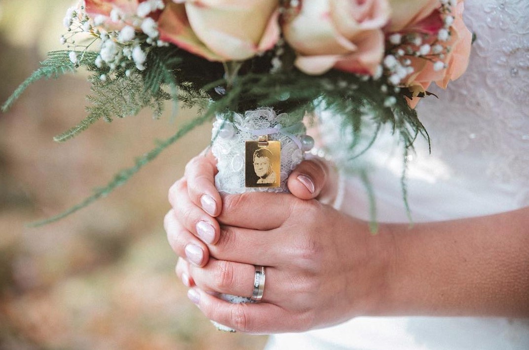 wedding memorial bouquet