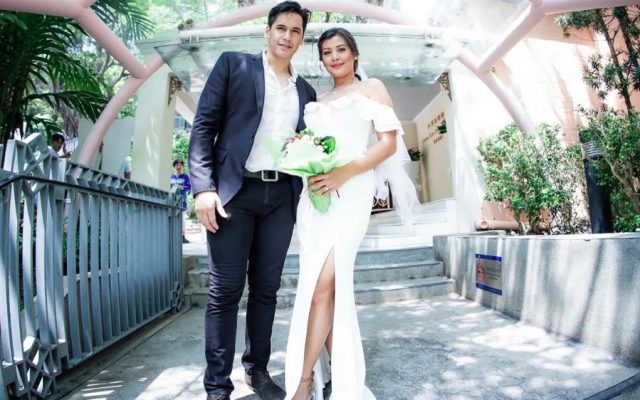 LOOK: Rich Asuncion Gets Married in a Php5,000 Wedding Dress rich asuncion wedding