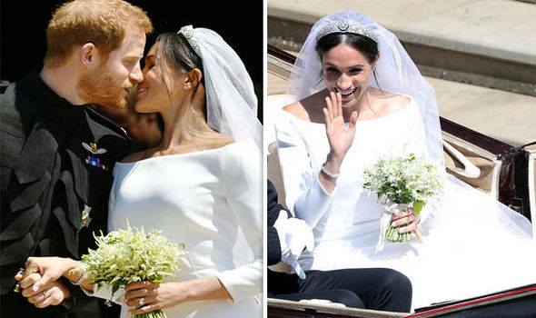 #royalwedding2018 bridal bouquet sunday express uk