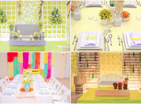 LOOK: Themes to Brighten Up Your Wedding Day bright colored themes hizons catering