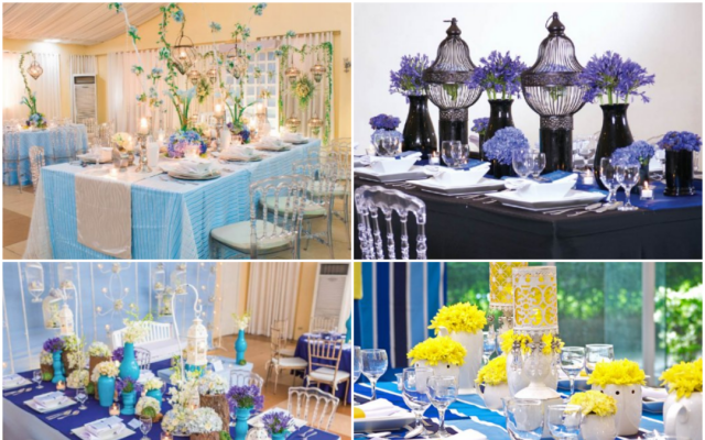 blue wedding themes hizons catering
