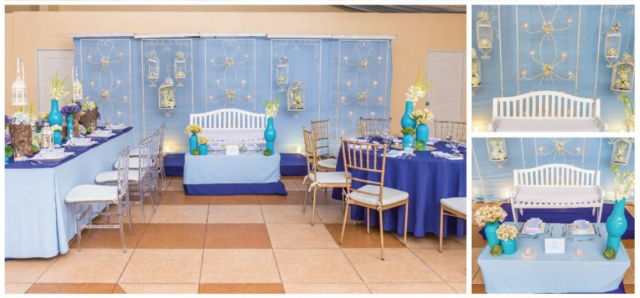 blue wedding themes hizons catering