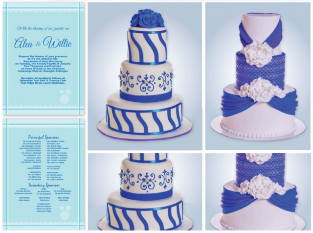 blue wedding themes hizons catering