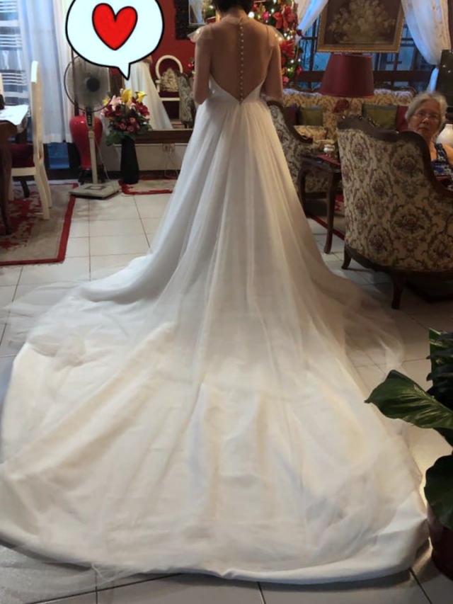 Wedding dress by New Creation Fashion By Evelyn G. Guerrero
