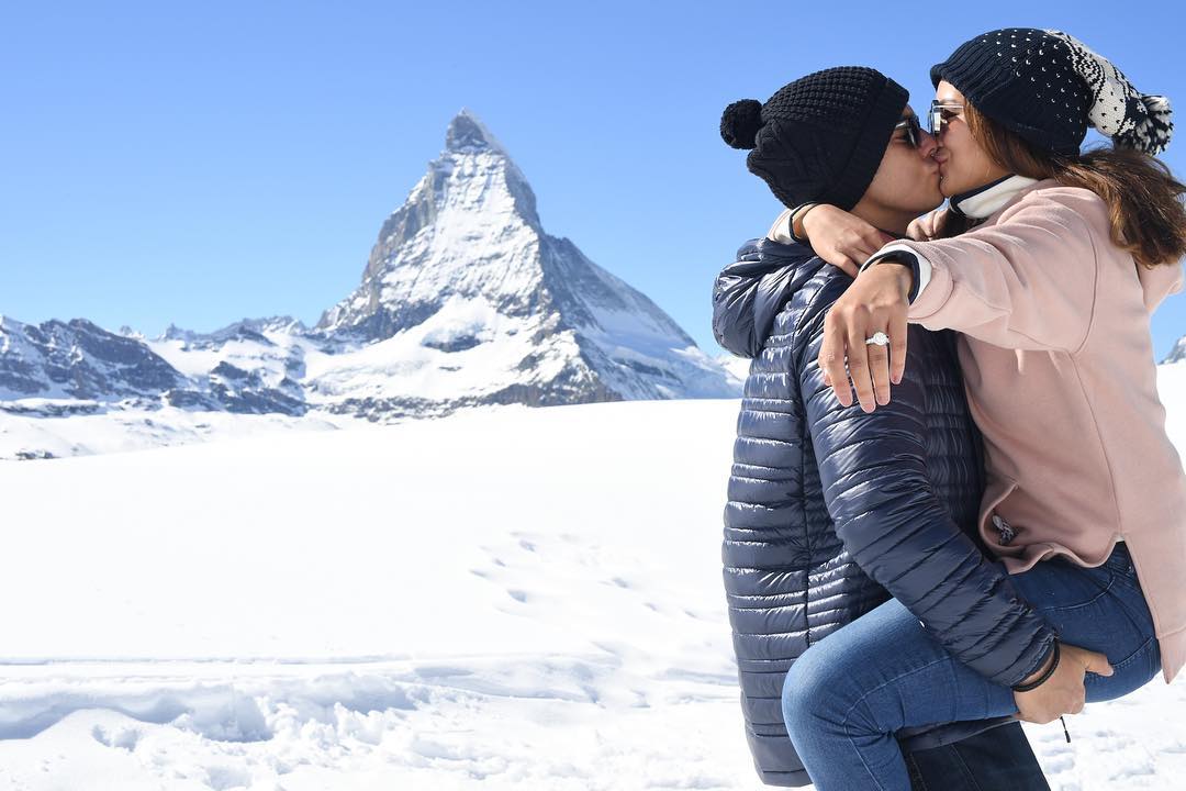 Richard proposed to Sarah at Zermatt, Switzerland